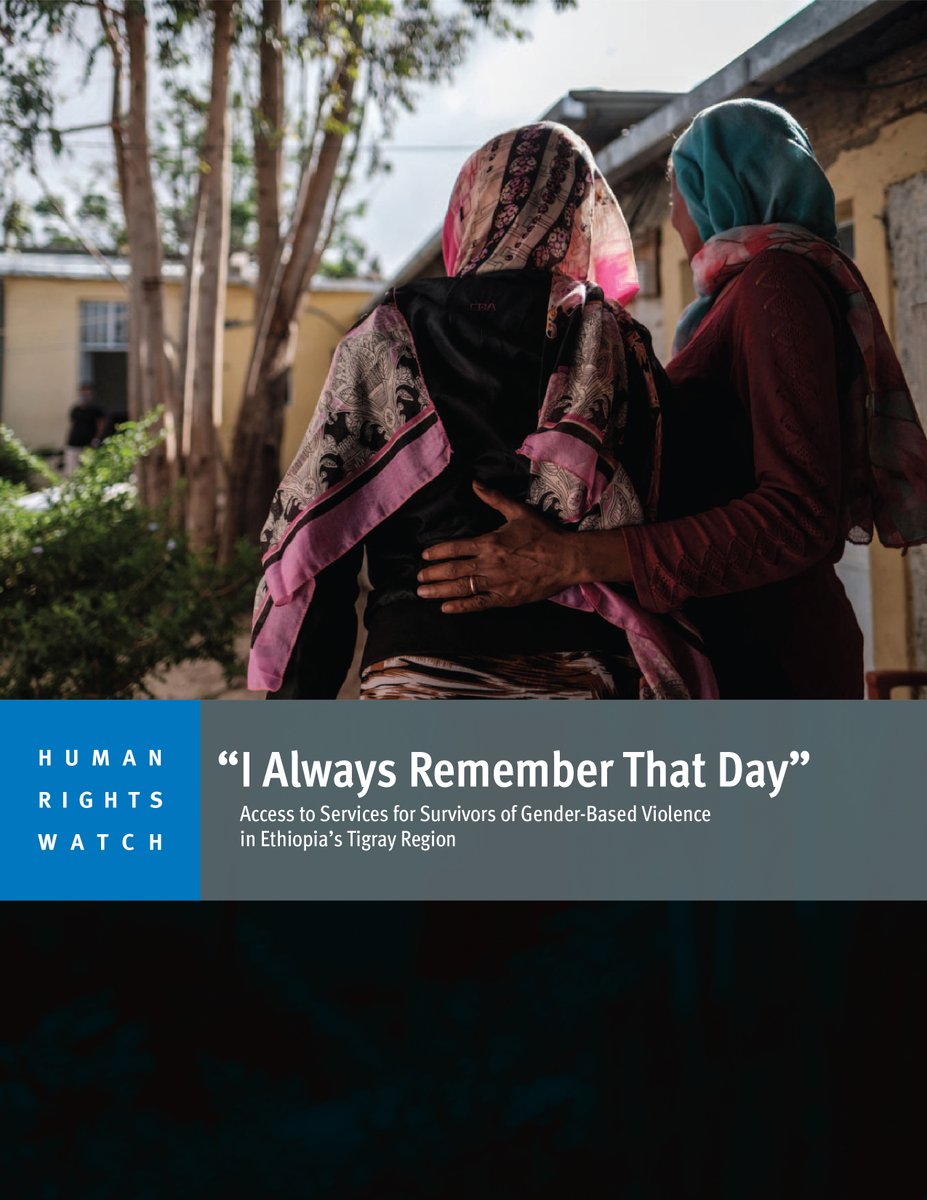 BirgitMSchwarz's tweet photo. HEADS-UP:
โผ๏ธNew @hrw report documents how the #Ethiopian government's blocking of aid in Tigray harms rape survivors.
๐To be launched tomorrow, Wednesday, Nov 10.
Journalists can DM or email me for more info or to set up interviews. https://t.co/nZPSfHqvzP