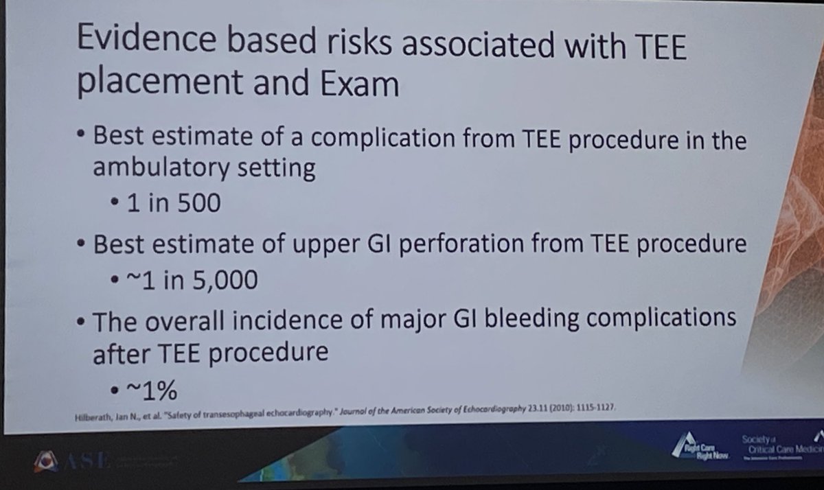 VLSorrellImages's tweet photo. Outstanding overview of TEE for the Intensivist by @Behrens_MD during Day 1 of the #CCExam @ASE360 @SCCM review course!

Ouch- I cringe every time I see that Figure! https://t.co/ogbuDjpcpj