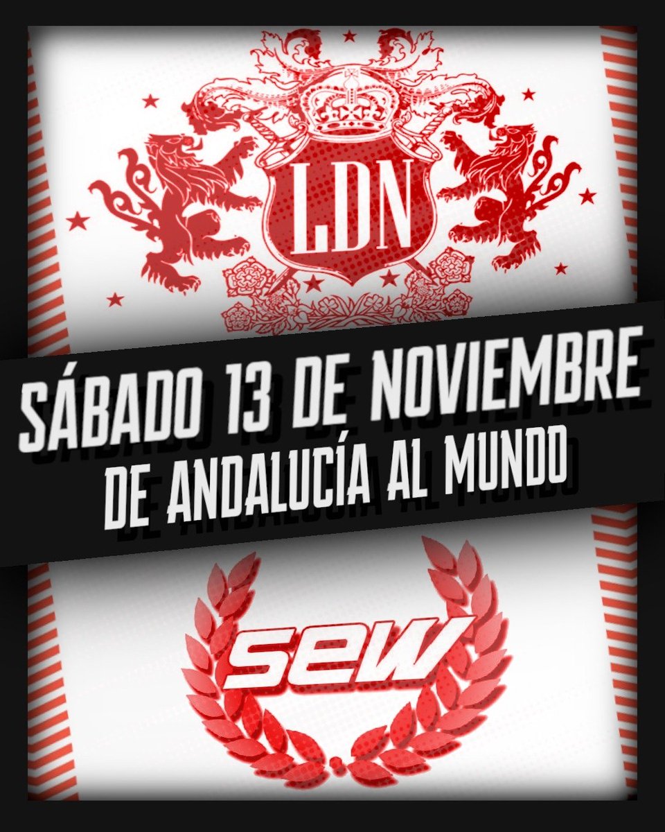 andaluciawrestl's tweet photo. 🔥Sevilla Wrestling a UK🔥
Este Sábado tendrá lugar en tierras Britanicas un Show conjunto entre LDNwrestling y SEW
Este fin de semana más que nunca DE ANDALUCIA AL MUNDO
🇪🇸 vs 🇬🇧
#wrestlingshow #luchalibreandalucia #sevilla #sevillawrestling #reinounido  #deandaluciaalmundo https://t.co/ldSEcFVnAf