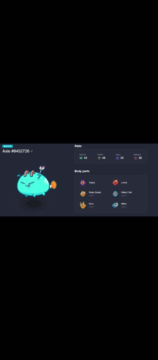 bixaxieinfinity's tweet photo. Un poquito de spoiler sobre los Axies que tendrán nuestras becas 👀🔥🔥 https://t.co/Tu0HR331uX