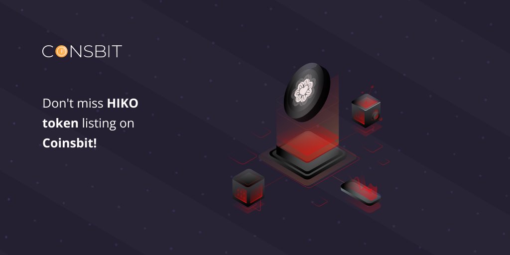 c0insbit's tweet photo. 🔥 Don't miss HIKO token listing on Coinsbit! 🔥

💥 Dear users, we are glad to announce that HIKO (https://t.co/aYLQ5WG0ga) token will be available on Coinsbit (https://t.co/ObVLoWTqpt) on 09.11.2021

#Coinsbit #Listing #HIKO https://t.co/VlVfc9wCIT