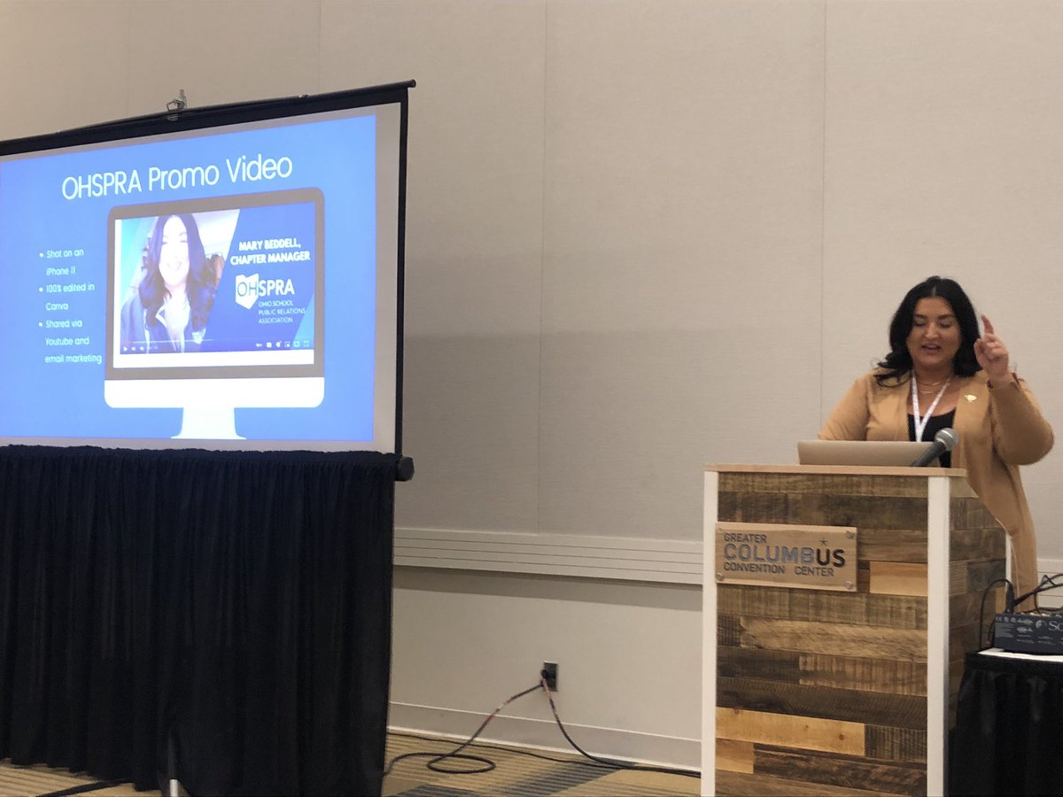 OHSPRA's tweet photo. Thank you to everyone who attended our session “Video Storytelling the How and the Why” at @OHschoolboards Capital Conference 

@Almowry @marybeddell @KetteringSchls @DelawareAreaCC @PlainLocal https://t.co/wj7FGTLzjE
