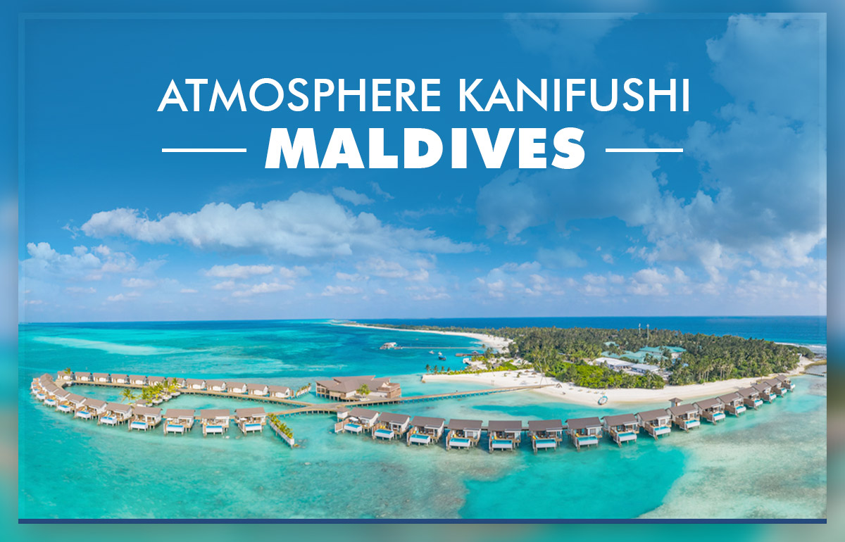 7 nights stay at 5  Atmosphere Kanifushi from £2,099* pp🤩
Includes-
✈️ Return Seaplane transfer
✈️Return flight from London
🥳 UNLIMITED snorkelling excursions during stay
⭐️ Complimentary access to lounge services
Valid for selected dates from April to May’2022📆