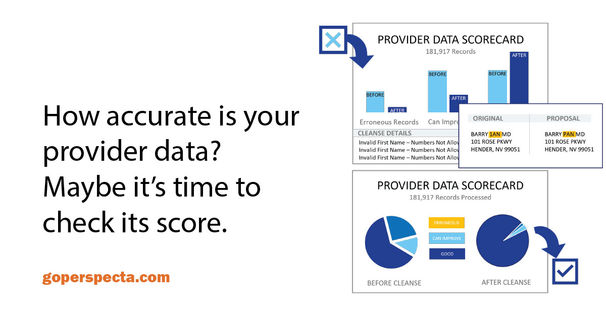 GoPerspecta's tweet image. Get a FREE mini score to find out how well your provider data scores. hubs.ly/H0Z_D9-0 #accurateproviderdata #datascore