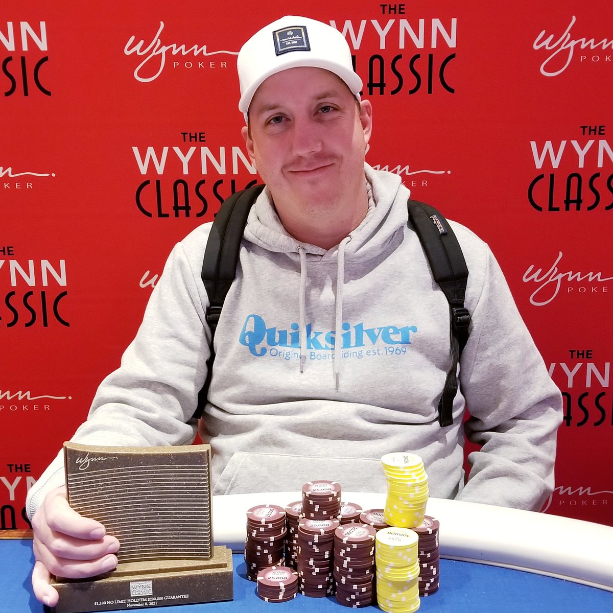 WynnPoker's tweet photo. Jacob Naumann navigated the 544 player $1,100 NLH single day event on November 8, resulting in his first place finish and $100,000 in prize money! Congratulations Jacob! 

11/9 Event - $1,100 NLH $200K https://t.co/U7Sn0rdNYS