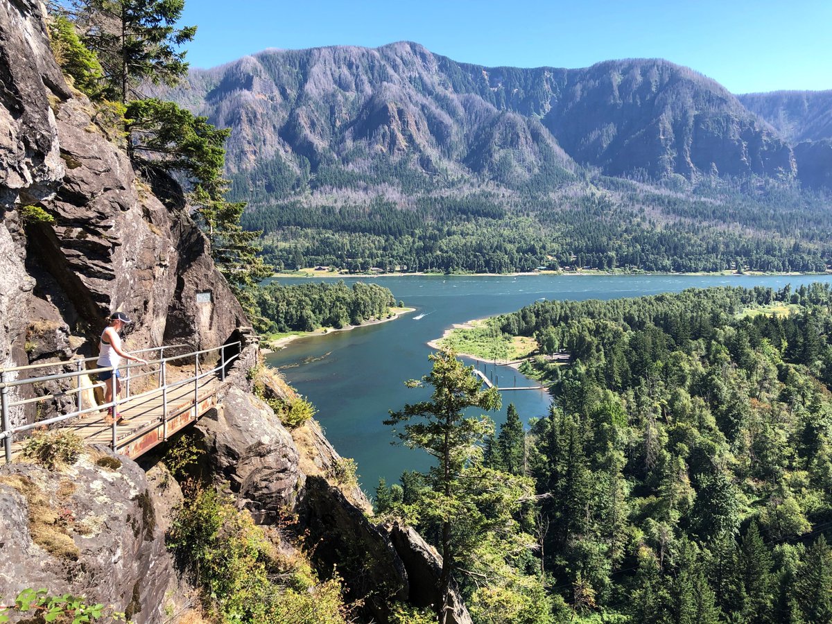 JGoodyPDX's tweet photo. Happy Tuesday #KGWOutsiders! Who's climbed to the top of Beacon Rock in the gorge? @WAStatePks is offering two more 2021 "free" days. No #DiscoverPass needed to park on state rec lands Nov 11 & 26.
Share your photos and you may see them on this week's #LetsGetOutThere. @KGWNews https://t.co/FbNYHs1HJ8