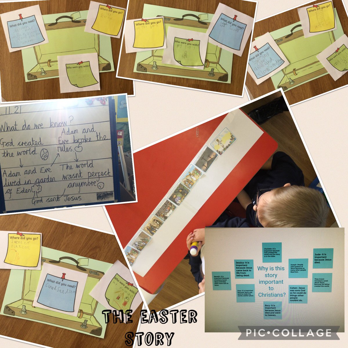Today in RE we learnt the Easter Story. We considered a special journey we had taken and how important the story was to Christians <a href="/BottesfordIS/">Bottesford Infants</a> 🧳