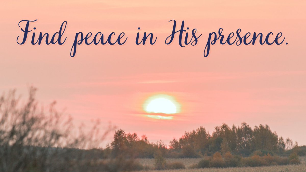 AnnWhiteCFL's tweet photo. Find #peace in His presence. #Jesus is the same yesterday, today, and forever. Our #future is certain in Him. #amen #GodGivesCourage #CourageForLife https://t.co/4OLwaE7nNH