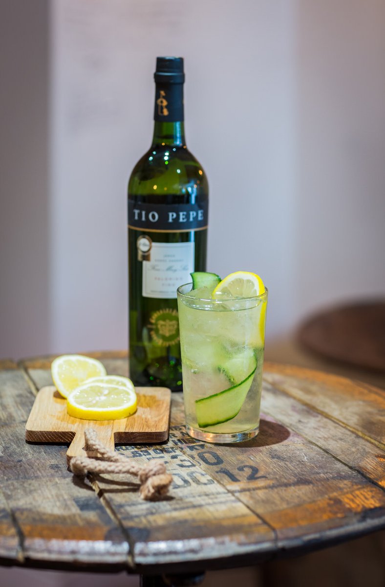 Day 2 of #sherryweek and today we are looking forward to a Tio Pepe &amp; Tonic after work.  A refreshing and easy cocktail for discerning drinkers &amp; of course any sherry lovers 😍 #tiopepe
,