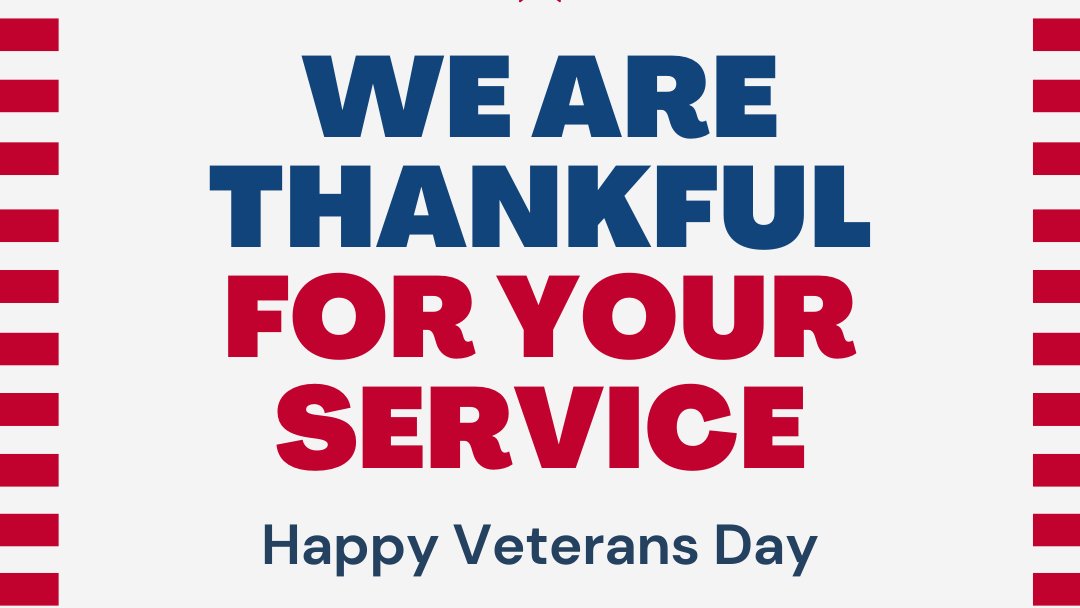 To all who served, we are thankful for your service. Happy Veterans Day! #veteransday🇺🇸  #bocesproud