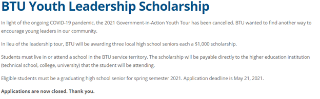 kelannrob's tweet photo. @BTU_BryanTX Just a heads up - the link you provided takes you to a page that appears to be outdated and says the applications are closed https://t.co/qvILiCwCDH