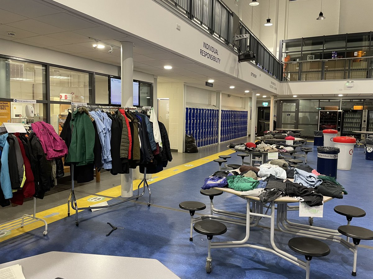 Well done to all the staff and pupils involved in our winter coat event tonight. #RRSA #UNCRC