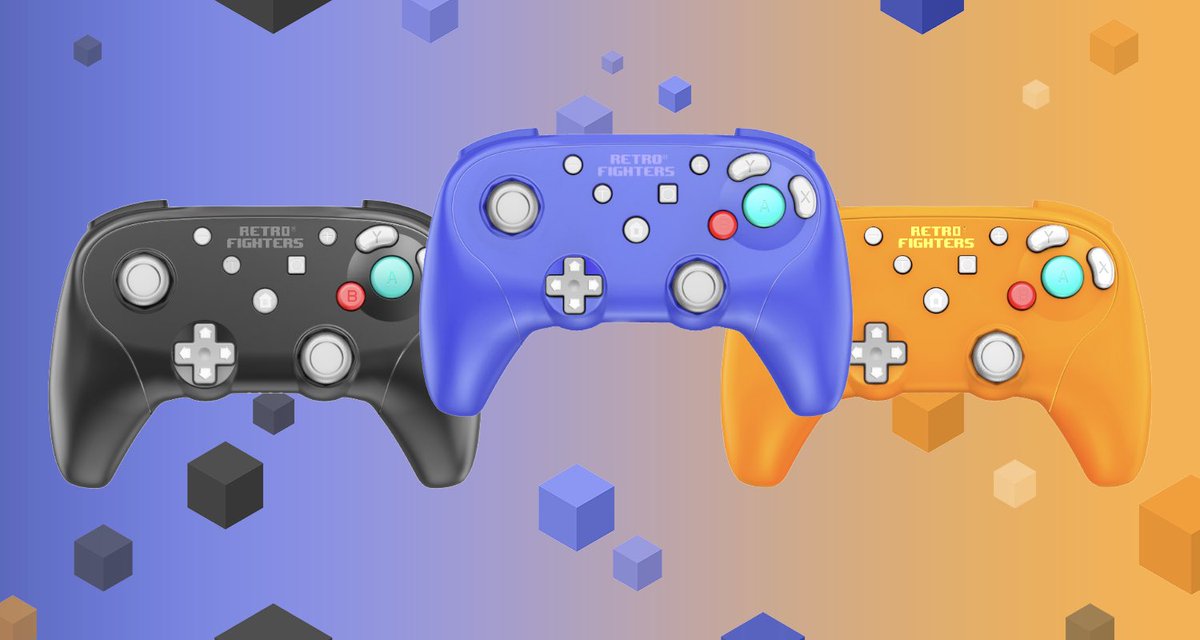 retrofightersco's tweet photo. You asked, we listened! Introducing the BattlerGC. GameCube wireless controller, pre-order window open for 20 days! 

https://t.co/ENN8mVUE71 https://t.co/9uvwJ8LWHv
