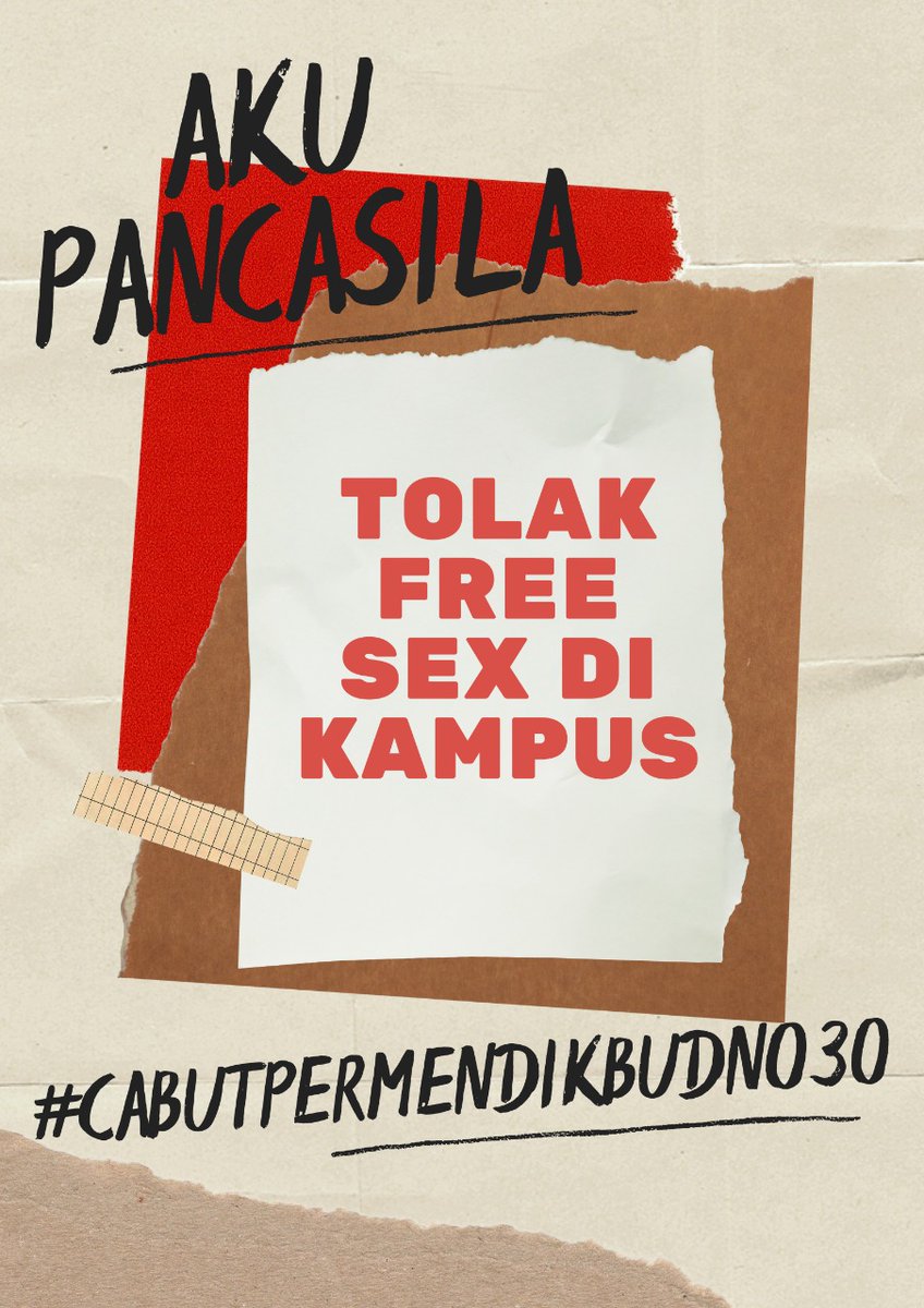 nyang Setuju ama Tagar
👇🏻👇🏻
#CabutPermendikbudristekNo30 

Kemon mainkan
nyok berpartisipasi buat generasi yg ber Ahlaqul- Karimah
👉🏻 Revolusi Ahkaq

<a href="/dapitnih/">David Usman</a>
<a href="/PKSejahtera/">DPP PKS</a>

✊🏻✊🏻