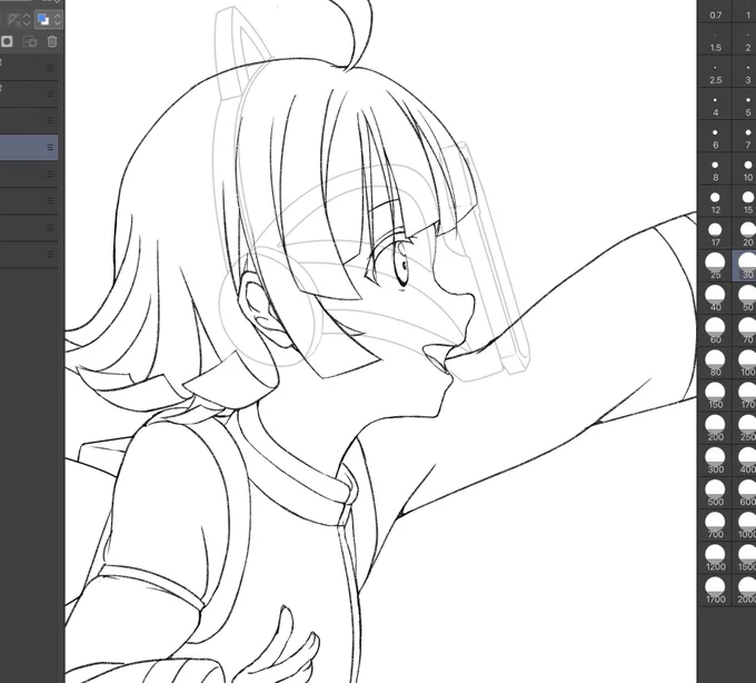 弾むココロと妙なテンションで描いてます📶 