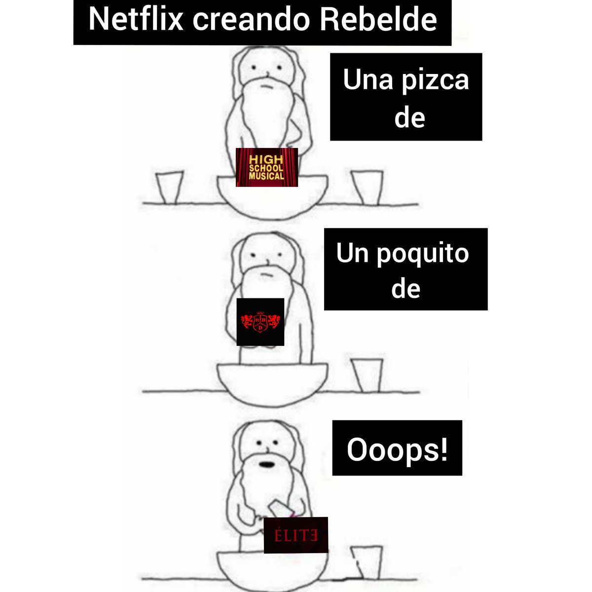 Anahis_club's tweet photo. El multiverso Rebelde 🥴🤣 https://t.co/TLXY9iZR0p