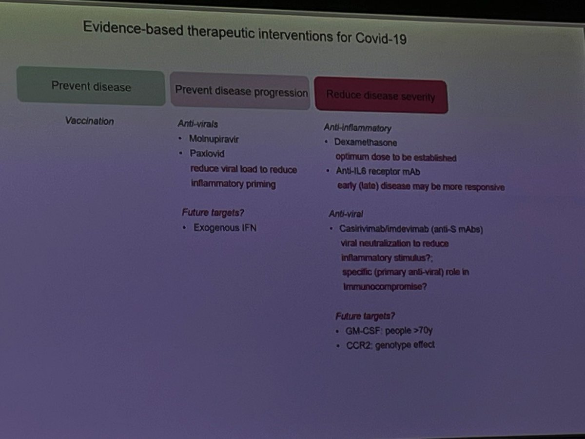 evacarneiro's tweet photo. Quite amazing to have these many evidence based interventions against Covid 19 already. Thank you clinical and research staff #thankyoufrontline #thankyouNHS #AGMConfUK https://t.co/ChB3HmJhu6