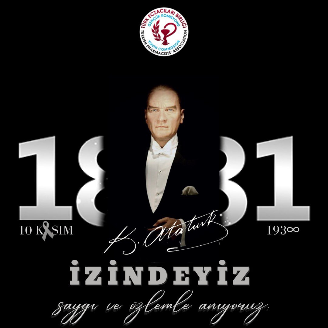 Saygı ve özlemle anıyoruz. #10Kasım