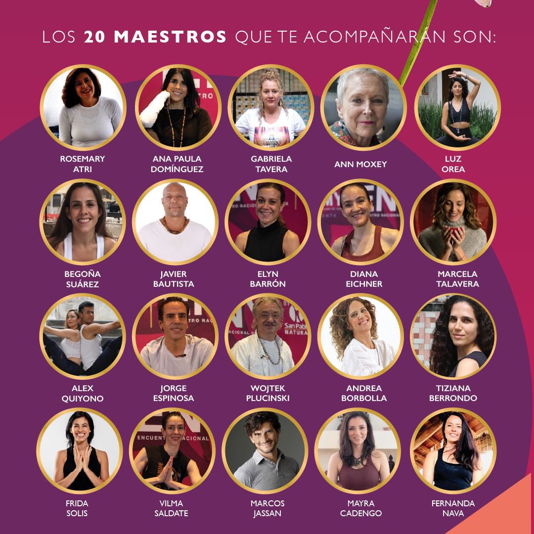 Hoy a las 8 pm, te invito a la MasterClass gratuita en donde 20 maestros te revelarán sus secretos para recuperar la motivación.
Registro gratuito aquí:

mailchi.mp/yoga/mastercla…