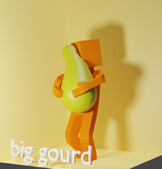 SketchTokyo's tweet photo. Big gourd.
#blender #blender3D #3DCG #wip #gourd #pappet https://t.co/oOdDa92Vwb