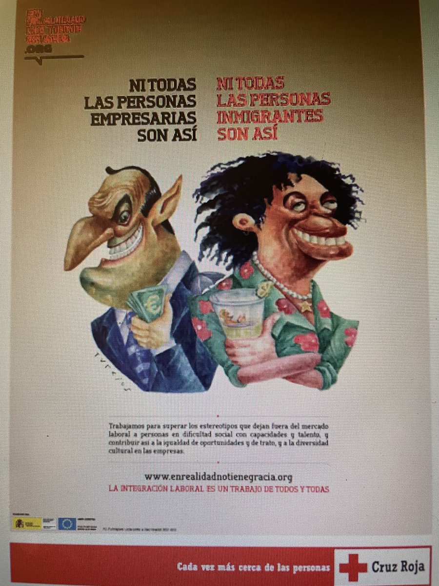 CariMcCay's tweet photo. Cruz Roja perpetuando el racismo para recaudar fondos https://t.co/7TrKLGfSXv