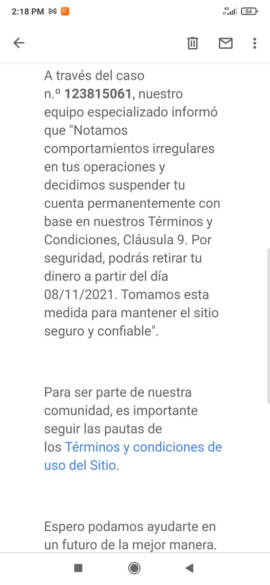 PromoReservas's tweet photo. @ML_Ayuda @francocilia @ML_Argentina @marcos_galperin Ese es el número de reclamo que figura, siempre lo van cambiando, no hay uno solo, son muchos y nadie me da respuesta https://t.co/whFTzFA1OF