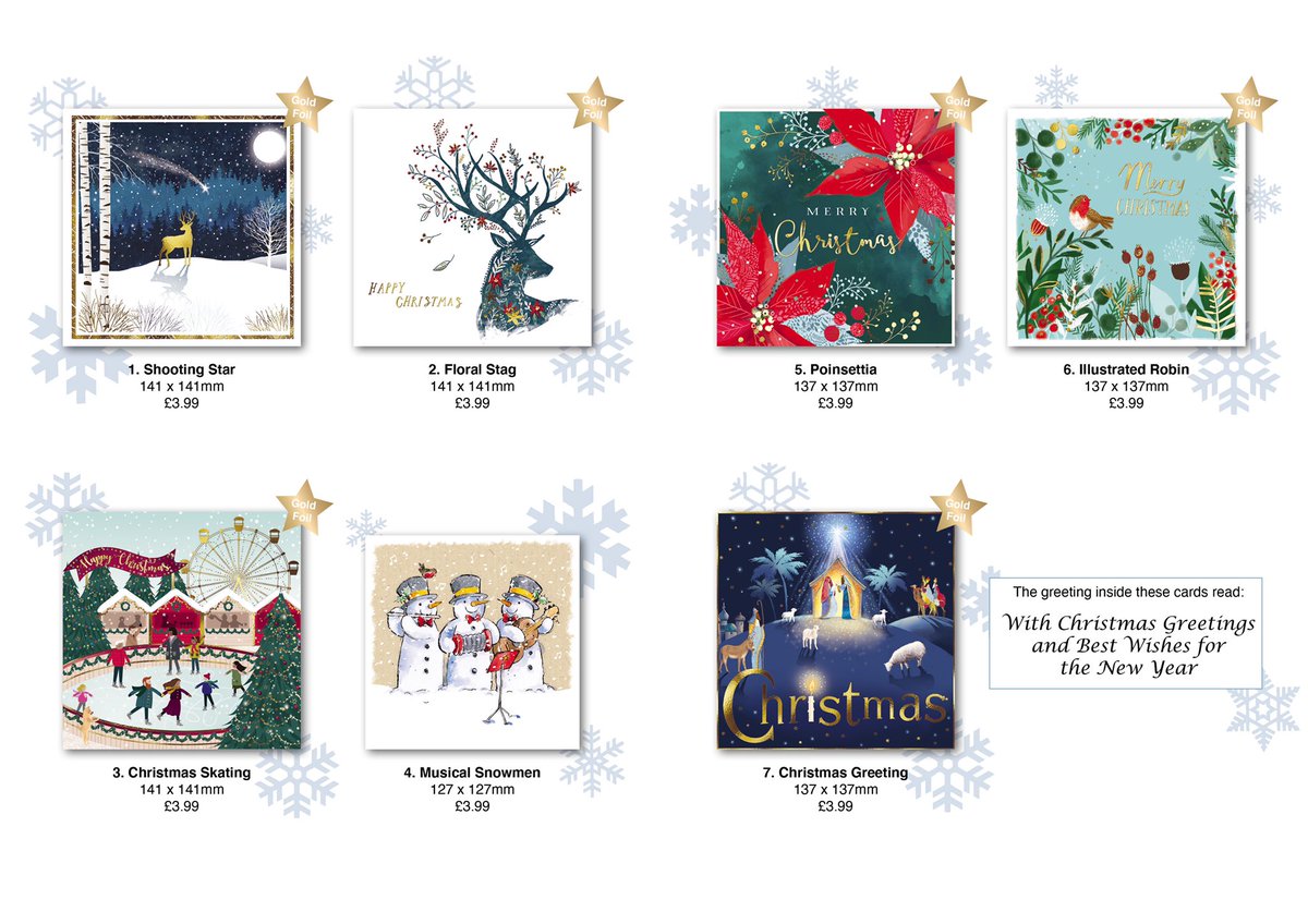 rshlof's tweet photo. Our Christmas cards have arrived! Information on how to order is included in the first image https://t.co/lbZ9leWLA5