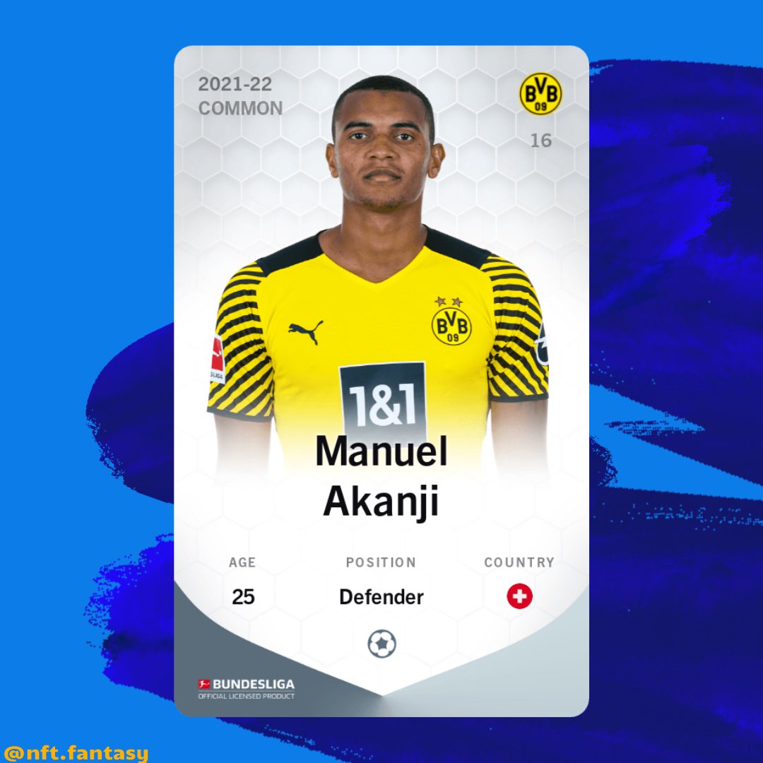 _NFTFantasy_'s tweet photo. GW 216 Rewards are IN on ⁦@Sorare⁩ ‼️

Happy to receive another starter #manuelakanji from ⁦@BlackYellow⁩ 🟡⚫️ https://t.co/3am7hsG8Qz