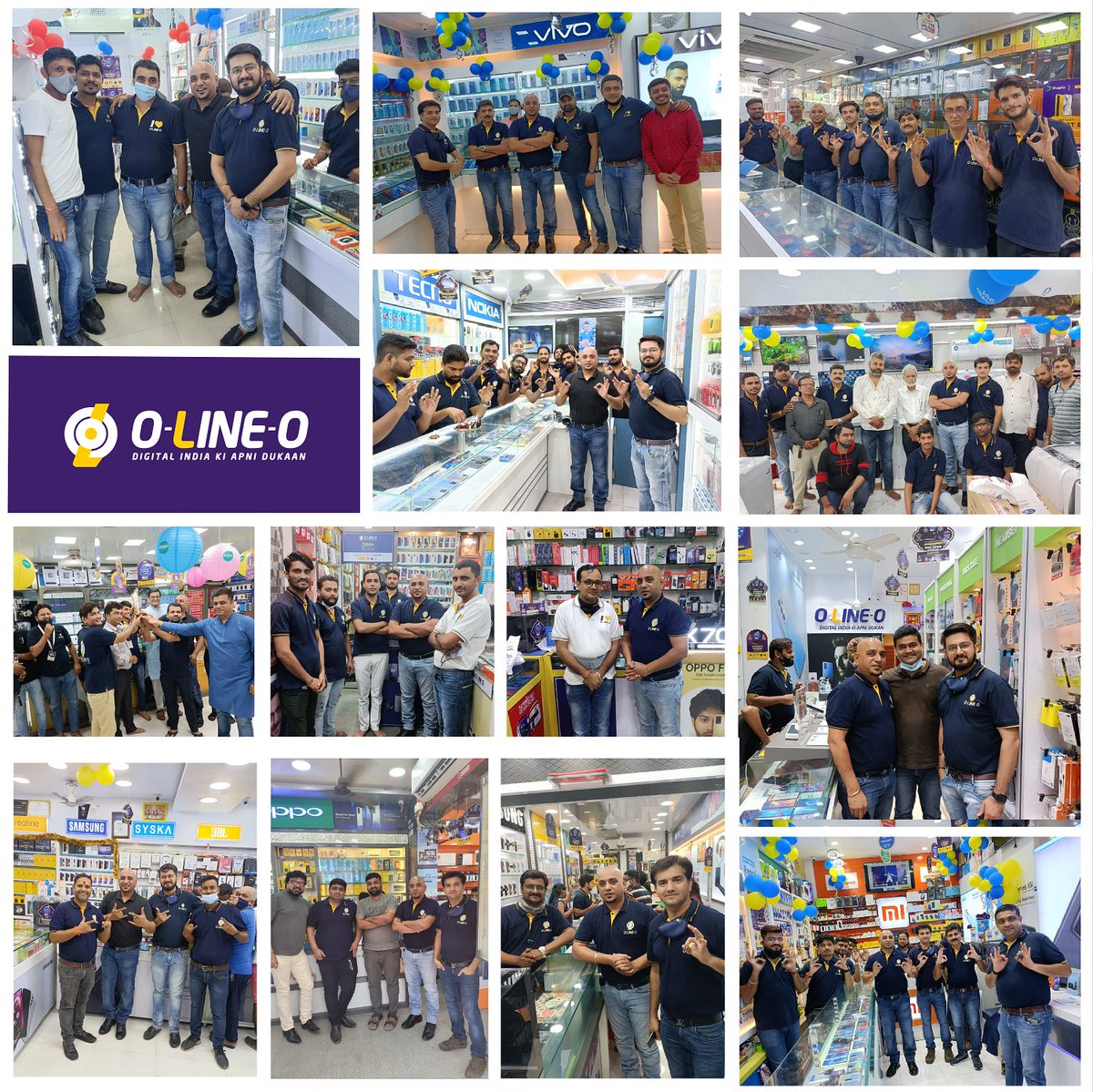 OLineOIndia's tweet photo. Making the aura of festivity shine brighter with shimmers of trust and an unbreakable bond of togetherness!

This ever-growing connection of love &amp; passion makes the perfect example of an outshining beauty of offline retail shopping! 

Come on, India! Let's build Connections. https://t.co/ELDh0kNPvb