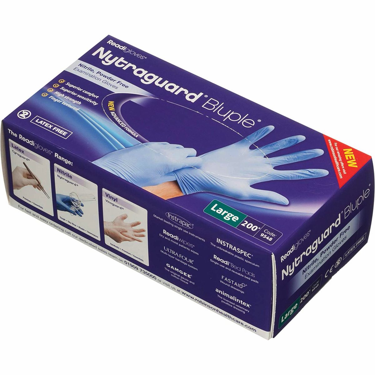 Case of Nytraguard Bluple Nitrile Gloves. 

2,000 gloves per case - only £159 incl vat and delivery. 

#medical #mechanic #janitorial #NHS #Dentist #kitchen #beautysalon #healthandsafety #healthandwellness #hospital #protection #Doctor #carers #BeautySupply #sanitation