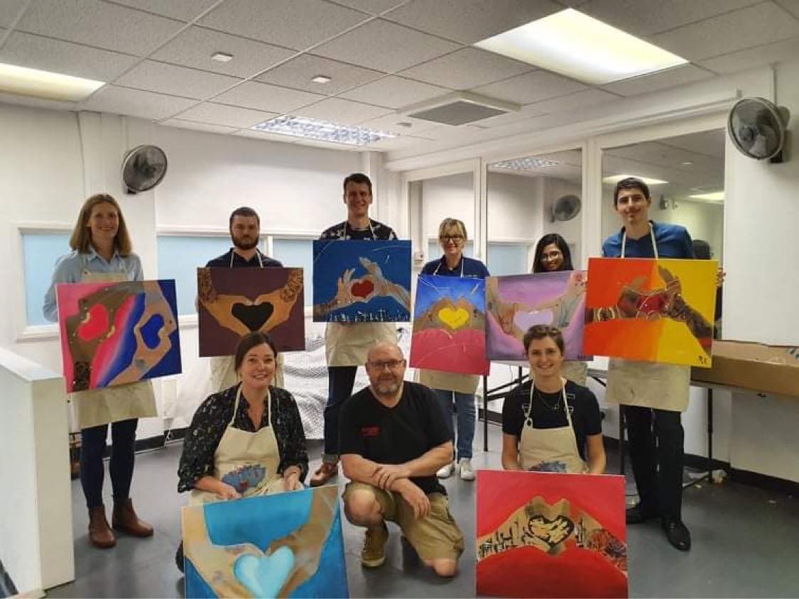 millwardmay's tweet photo. Great to get out of the office as a team and do something that doesn’t involve a spreadsheet 😂 these will look great on our office wall 😃

Who said accountants can’t be creative?!

#creativeaccountants #wokingham #millwardmay #entrepreneur #business #team #teamsocial #art https://t.co/p9uJdA92T0