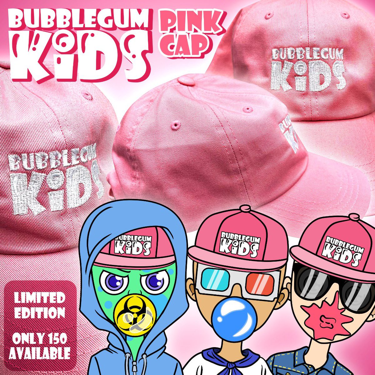 bubblegumkids_'s tweet photo. One of the limited edition items that will be available for the Merch drop! Merch date will be announced during spaces tomorrow! 🔥 🔥 🔥 https://t.co/yc5LTmjnbx