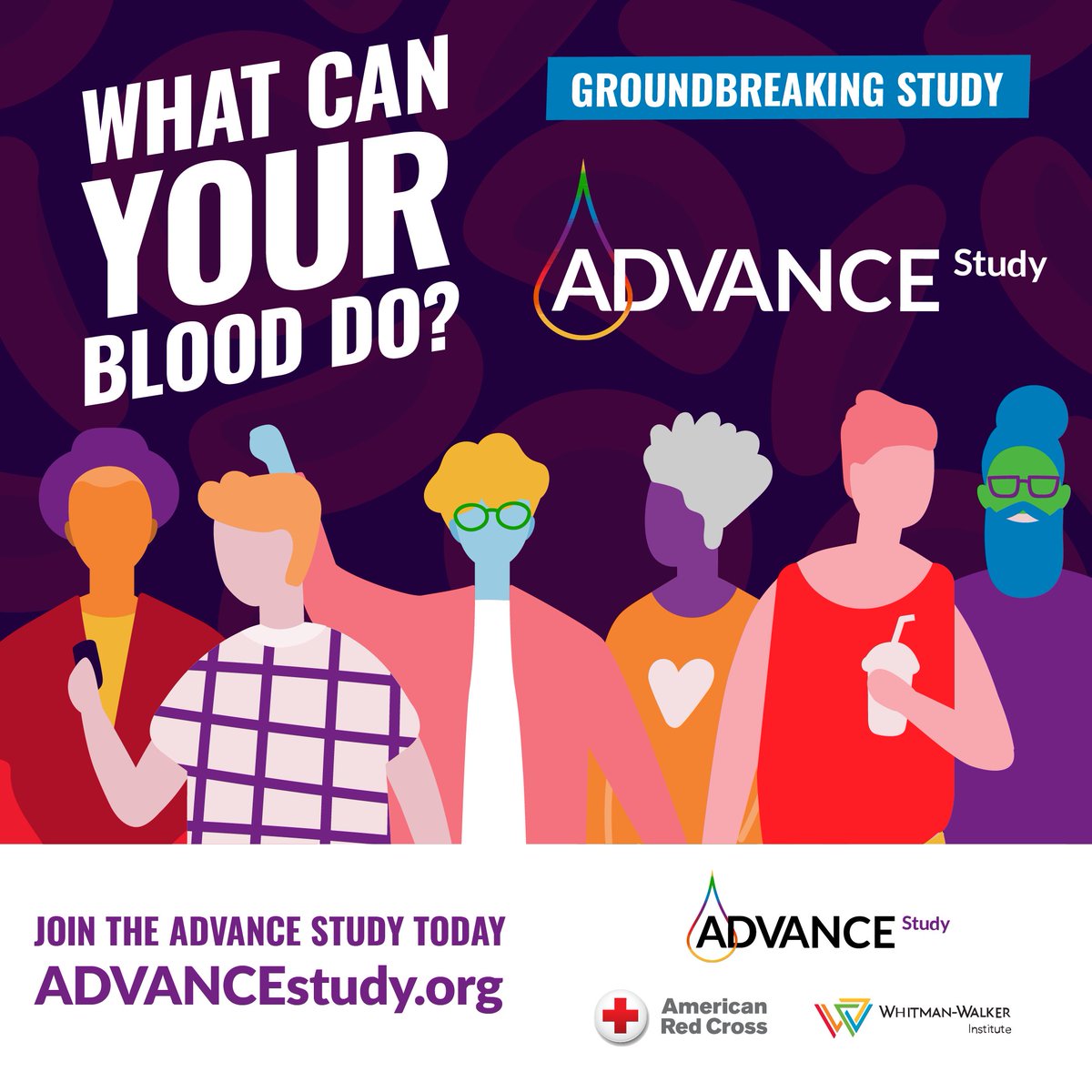 GARedCross's tweet photo. 🗣️ Atlanta! Join a new groundbreaking study to consider new approaches for men who have sex with men to donate blood. If you are a gay or bisexual male between 18-39 yrs old &amp; interested in becoming a donor, you may be eligible to participate. Details: https://t.co/7dedX7gaWV. https://t.co/sLbgCQZoU8