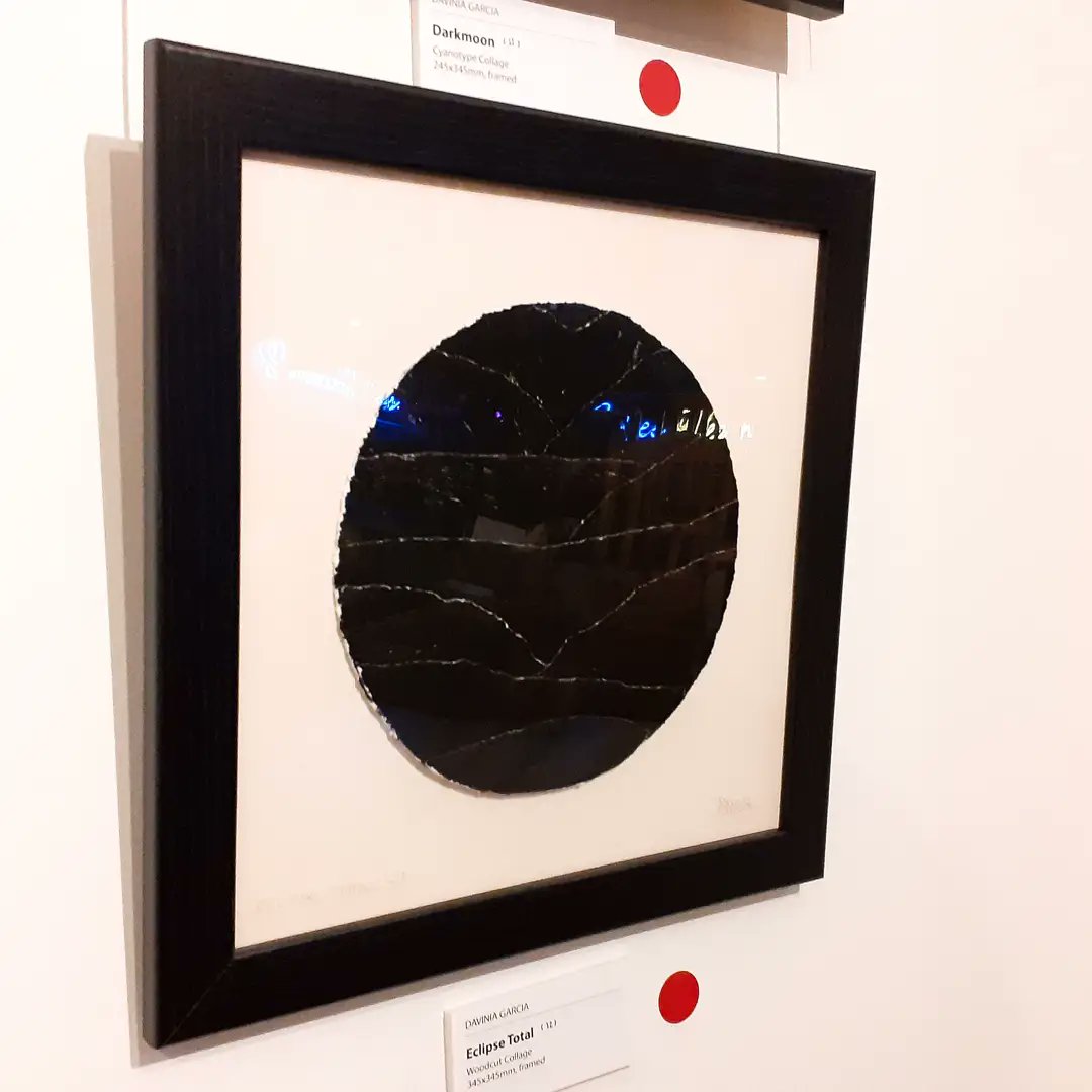 The next total eclipse in the UK will be 23rd September 2090. See you there? 😉

Whats your memory of the last one in 1999?

Eclipse Total by Davinia Garcia
Woodcut collage 

#ArtandChill #aminamalikgallery #SE25 #SouthNorwood #Croydon #SouthLondon #london #totaleclipse