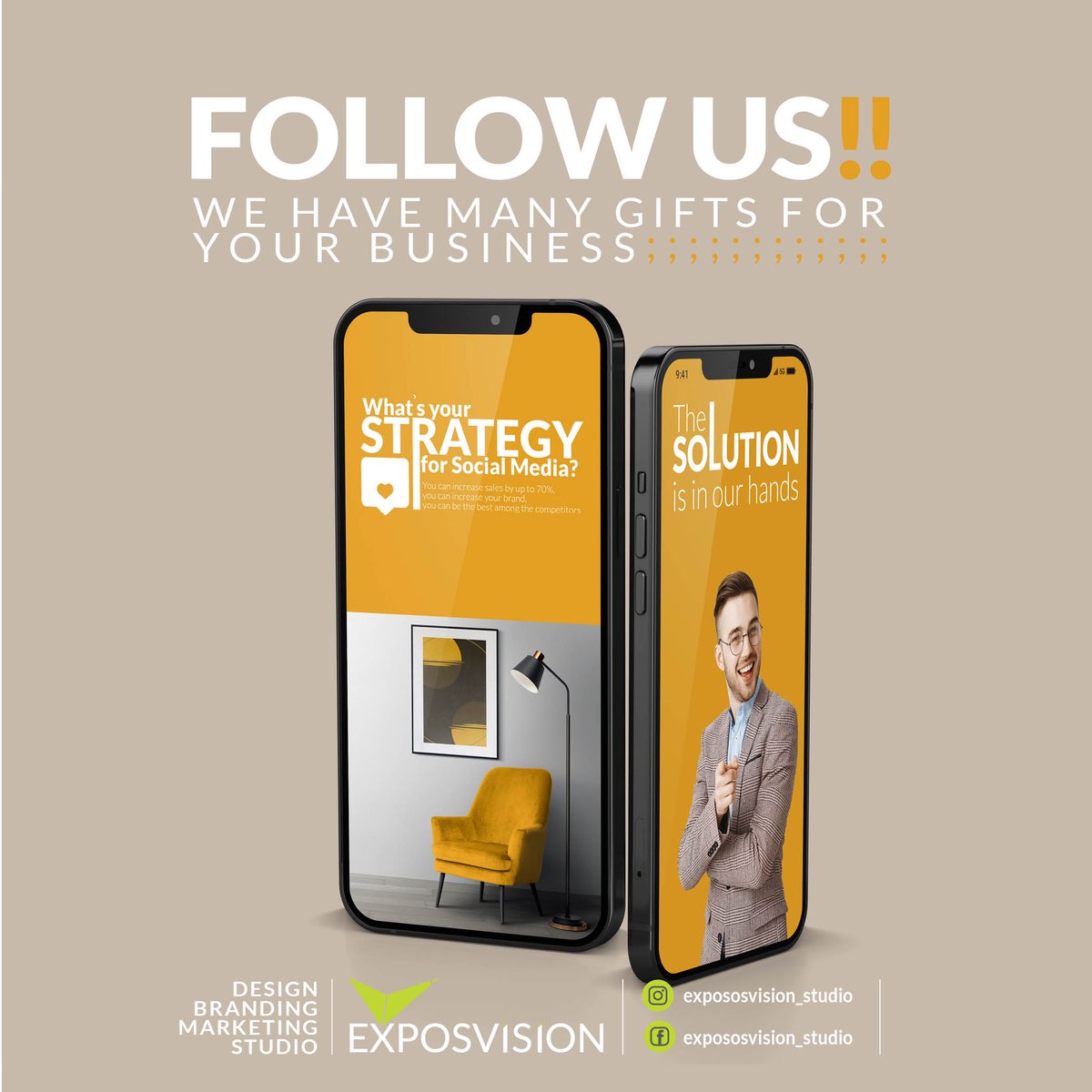 HrJavaheri's tweet photo. FOLLOW US on FB &amp; Instagram , we have many gifts for your business,,,,,,,  #exposvision_studio #socialmediamarketing #salesfunnel #salesonline_strategy #branding #graphicdesign #marketing_agency #targetmarket #smallbusiness #mediumbusiness #canada #vancouver #canadabusiness https://t.co/FZkdb8GqWs