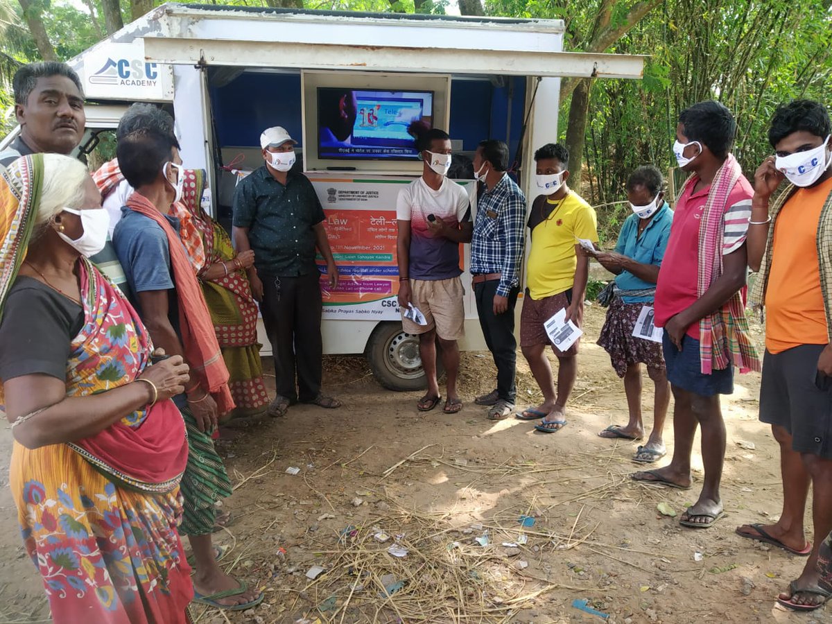 On the Occasion of  (Azadi ka Amrit Mahotsav)  Tele Law awareness drive through CSC VAN  in Deriki GP Jagatsinghpur by CSC Academy VLE Chinmay Nayak.
<a href="/CSCegov/">CSC eGovernanance</a> <a href="/dintya15/">dinesh tyagi Retd IAS</a> <a href="/sanjaykrakesh/">Sanjay K Rakesh</a> <a href="/SwornaprabhaSi1/">Swornaprabha Singh</a>,<a href="/OdishaSpv/">CSC SPV Odisha</a> <a href="/DillipDash2021/">Dillip Kumar Dash</a> <a href="/ramakanta08/">Ramakanta Swain</a> <a href="/CscTele/">CSC TELE LAW ODISHA</a>