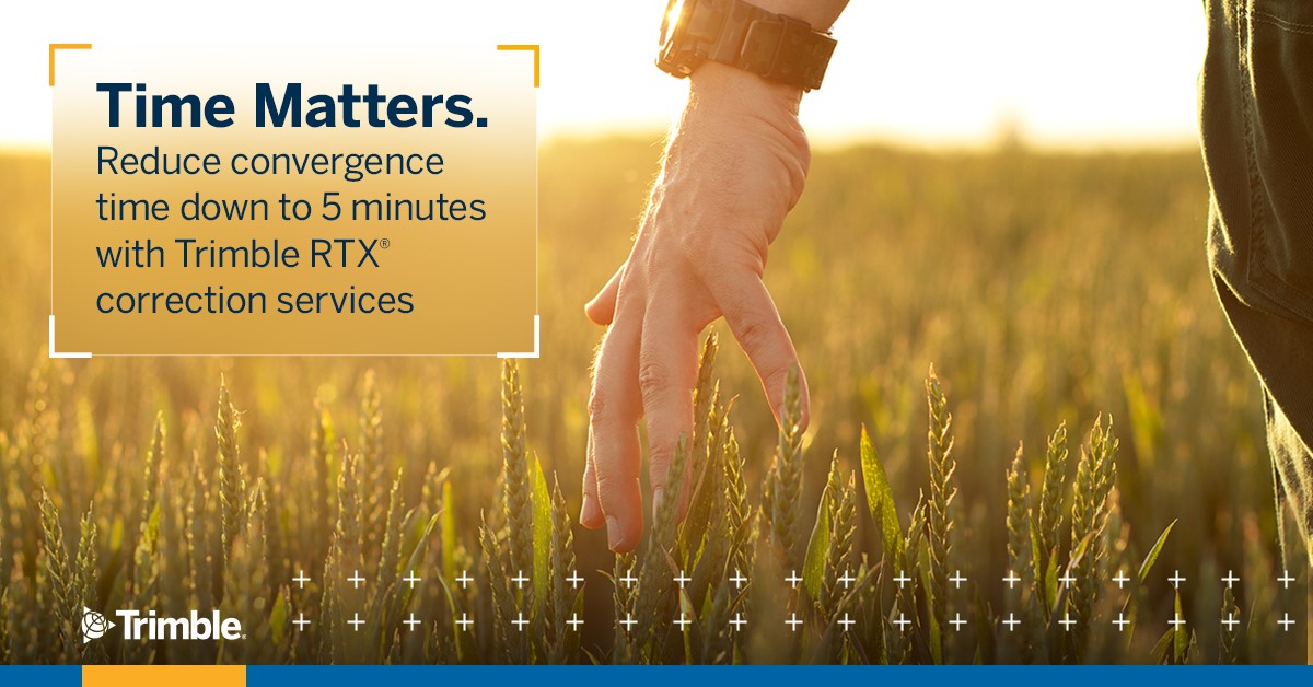 We're excited to announce Trimble ProPoint technology for your NAV-900! Now with a 75% reduction in convergence time for CenterPoint RTX, get into the field in LESS THAN 5 MINUTES. Say goodbye to outdated GNSS base stations &amp; start using Trimble RTX corrections today!