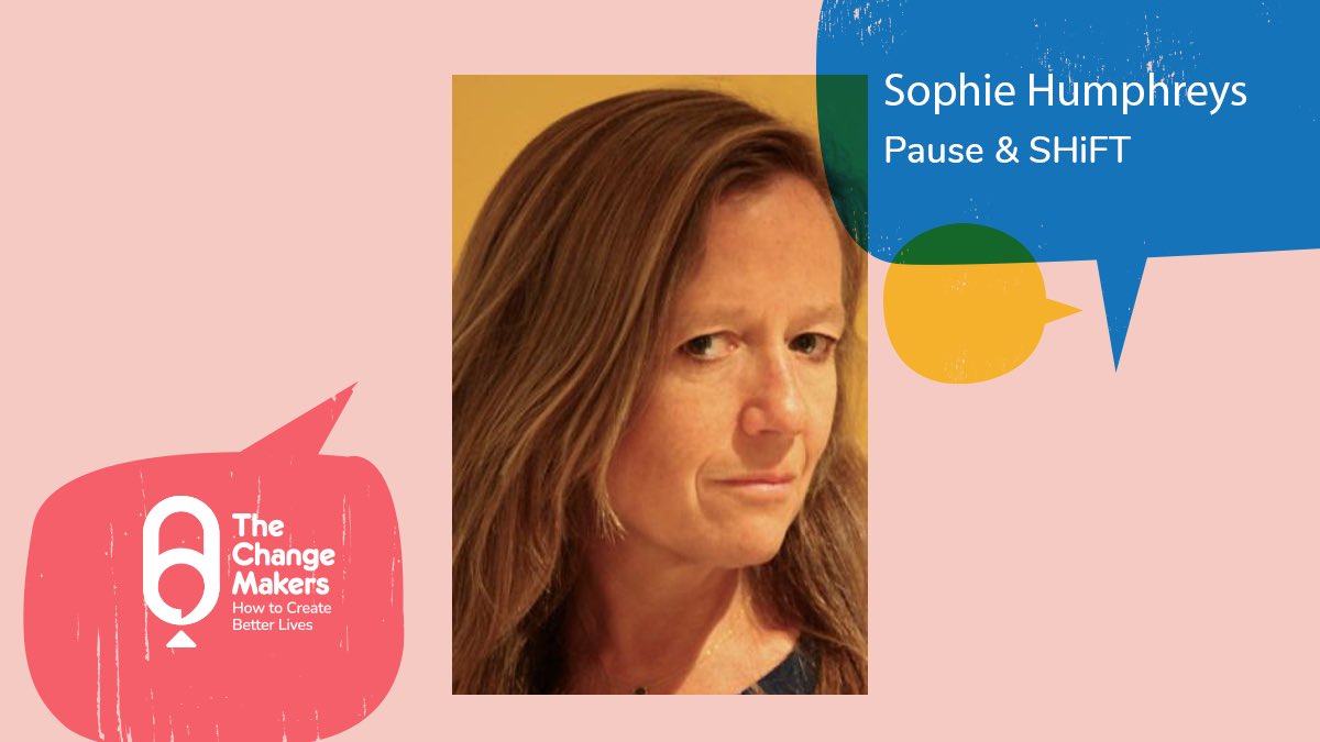 SirTomHH's tweet photo. In the second last episode of the first series of #TheChangeMakers🎙️ Sir Tom meets with @SophieHumphrey5, founder and driver of two charities @PauseOrg and @shiftukorg focusing on the wellbeing of children taken into care  / exposed to cycles of crime:
 
🎧https://t.co/dUgFzOOBFU https://t.co/jaC5lYniaX
