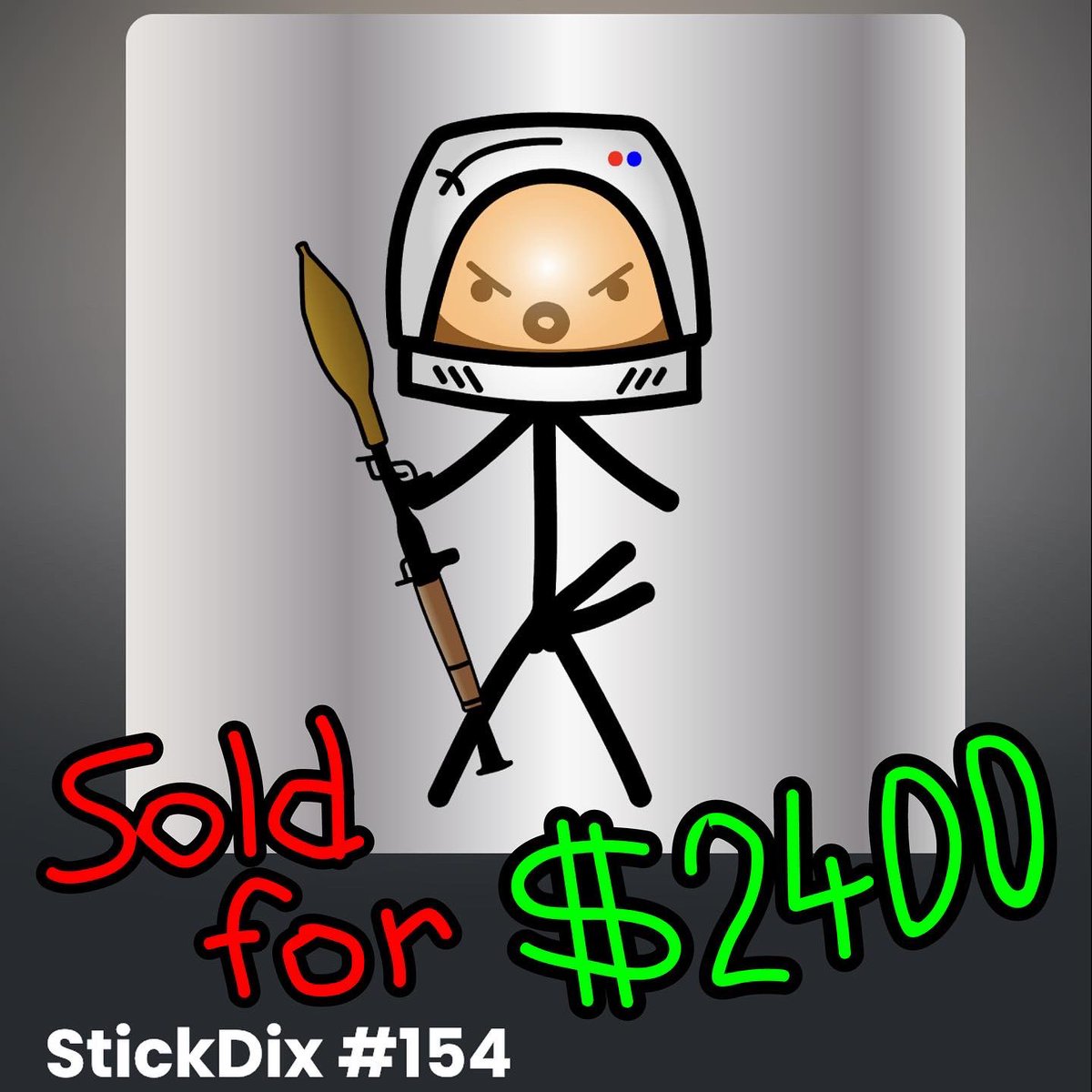 Some StickDix are already selling for 20x on OpenSea while there are still a bunch of them left to mint on our website for just 0.06969 ETH 🍆 link in bio