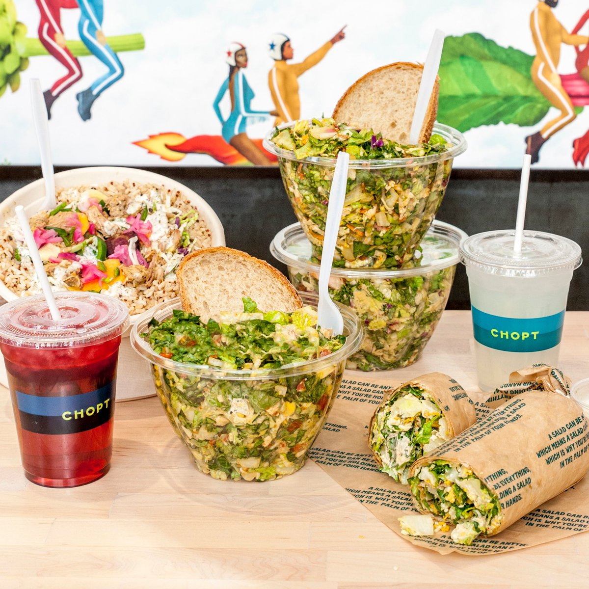 Order lunch for the whole crew and get all your favorites!⁠ With Group Ordering, everyone can pick exactly what they want, with no payment and no questions asked.⁠
⁠
⁠Use promo code: GROUP20 for 20% off your first order of $50 or more at Choptsalad.com/group⁠.⁠