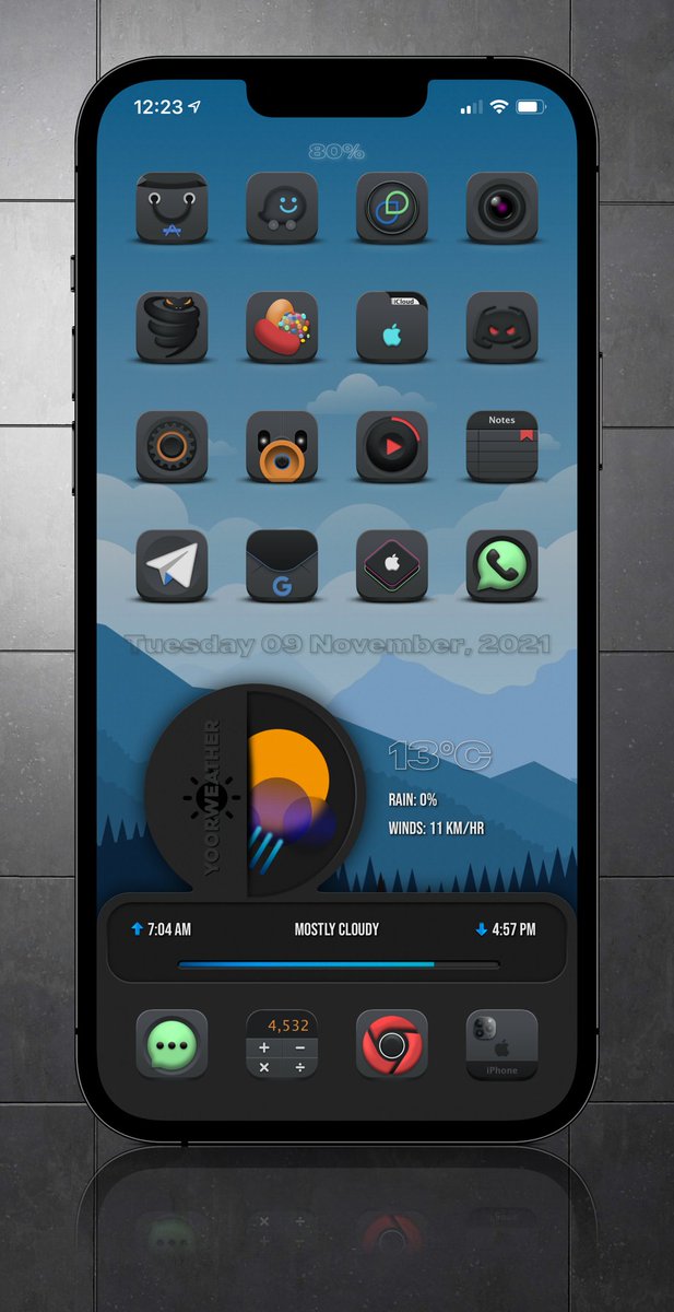 SolShulz30's tweet image. Another shot ⚡️

YoorWeather @JCRocky5 
YW H.S @TeboulDavid1 
Wallpaper @EvgeniyZemelko 
Icons @GearofwarsJLAM 
Show AE @SeanKly 
Boss AE @Attairdu57slm 
Weather icons @apodo_ 
Mockup @screenshot_pro 
#ios148 
#nojailbreajk
#iPhone12ProMax