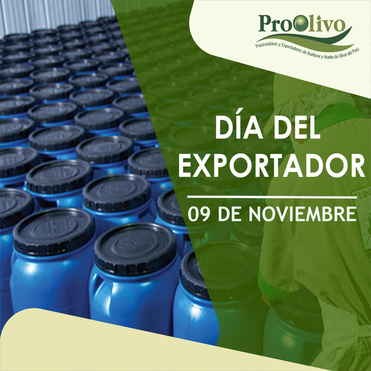 OlivoPro's tweet photo. Nuestro saludo a todos los  empresarios exportadores  quienes con su esfuerzo y trabajo  contribuyen al desarrollo del País 🇵🇪
#ContribuyendoAlDesarrollo #GenerandoDesarrollo #ProOlivo #DíaDelExportador https://t.co/OLS1Ik8Pqz