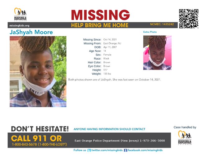 FBINewark's tweet photo. Help #FindJaShyah. If you have information, call 973-266-5000. https://t.co/D1yqf4qPqQ