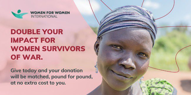 GillianA's tweet photo. The pandemic has led to the first rise of extreme poverty in a generation affecting 47 million women &amp; girls.

Donate to @womenforwomenUK 
before midnight tonight (GMT) and your donation will be doubled, helping women reclaim their economic power.

https://t.co/8Izn7IY45x https://t.co/hK2SY43CaF