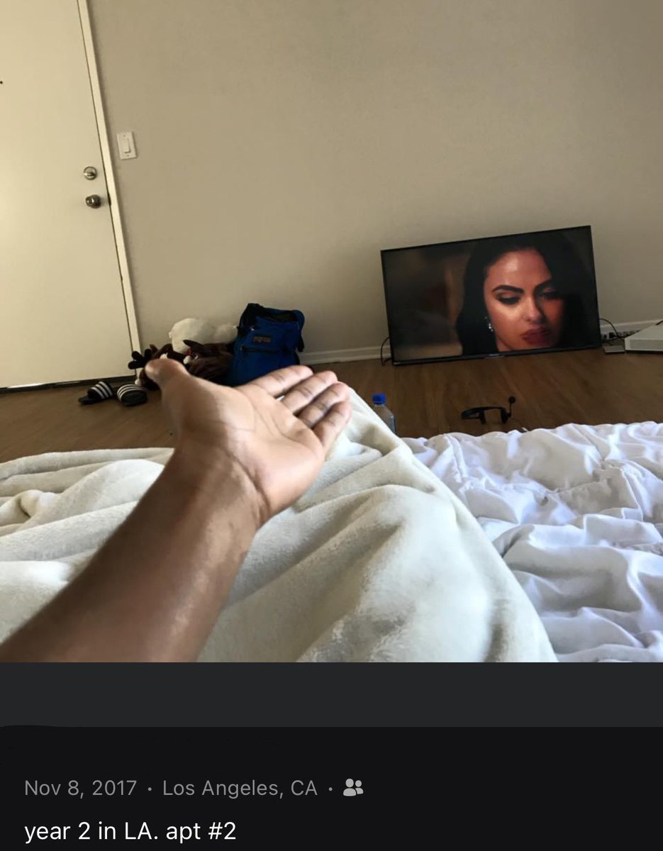 DemetriusHarmon's tweet photo. this was year 2 of living in LA i was 19, with no real plan, mattress and tv on the floor just happy that me and my bestfriend were living together and just started our youtube channel “Meech &amp; Lo” 

forever grateful everything worked out https://t.co/g1EMMQF1u9