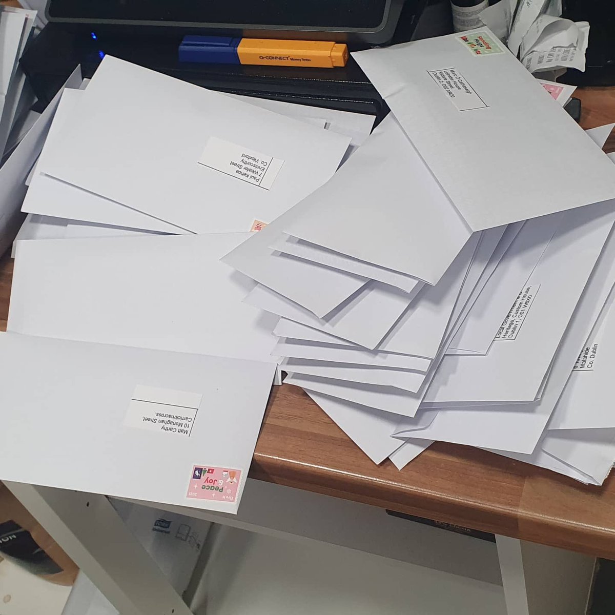 MartinsWorld420's tweet photo. Getting word that the letters sent on National Legalise Cannabis Day are arriving at their destinations with a number of very happy recipients I really hope @MaryLouMcDonald likes the tricolour joint I made especially for the leader of @sinnfeinireland #CannabisReformIreland https://t.co/cTjlMt97l9
