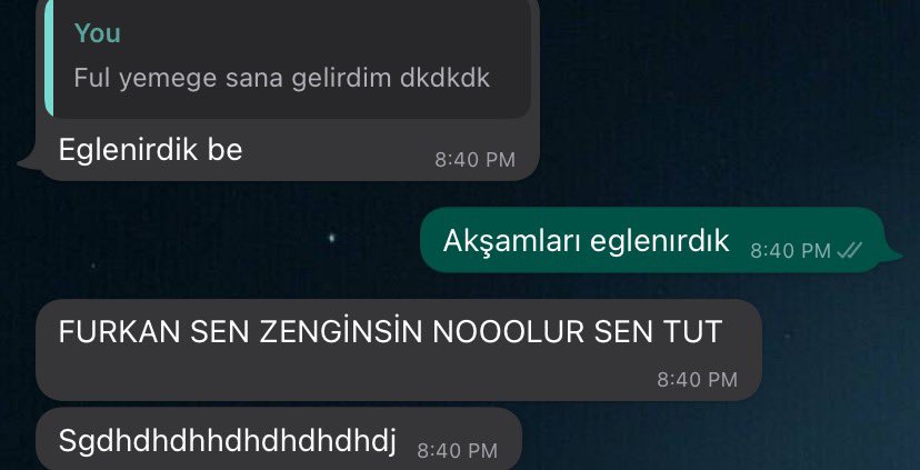 Bundan benim neden haberim yok hahshshs