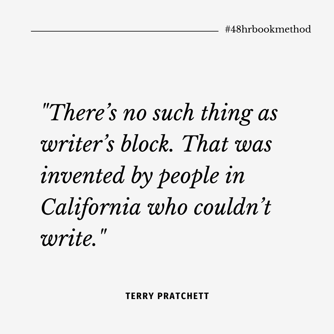 Oikosofy's tweet photo. "There’s no such thing as writer’s block. That was invented by people in California who couldn’t write." - Terry Pratchett
#48hrbookmethod
Face your fears, come out as the winner! Write that book!
https://t.co/kbssKIlkDH https://t.co/Le6d8ZhmS2