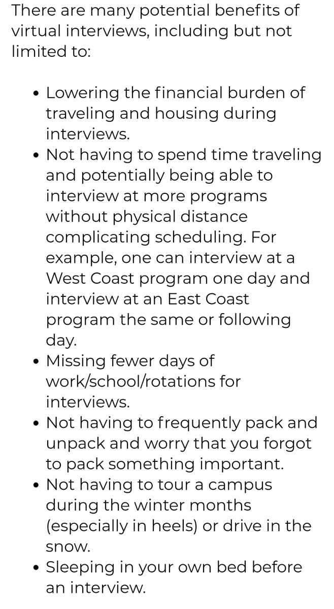 Ed4MedUS's tweet photo. **Why are virtual interviews better than in-person interviews?** https://t.co/AEe5M6TUDT
