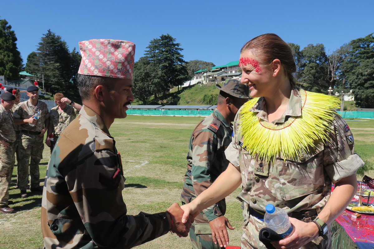 Iron Division soldiers from <a href="/FirstFusiliers/">First Fusiliers</a> recently deployed to India in a milestone event for Indo-UK military cooperation.

First travelling to #Uttarakhand for Ex AJEYA WARRIOR they shared best practice &amp; developed interoperability alongside the 1/11th Gorkha Rifles 🤝 🇬🇧 🇮🇳